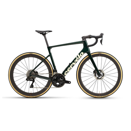 Cervelo Caledonia - 5 Dura - Ace Di2 Bike Emerald / Cream