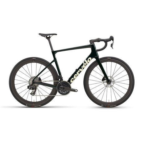 Cervelo Caledonia - 5 Force AXS Bike Emerald / Cream