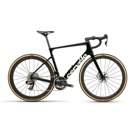 Cervelo Caledonia - 5 Red AXS Bike Emerald / Cream