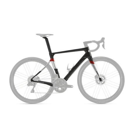 Cipollini Bond EVO Rim Brake Frameset Carbon / Silver / Red Metal Shiny