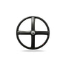 Corima 4 Spoke Tubular Wheel Front - 650c, Rim Brake Black