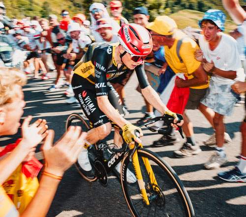 Giro Eclipse Pro worn by Jonas Vingegaard and WorldTour professionals in competition