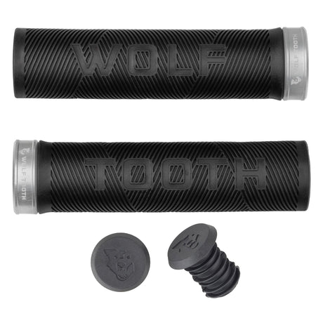 Wolf Tooth Echo Lock - On Grips Raw Silver